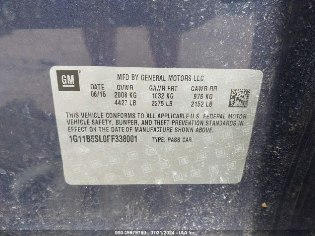 1G11B5SL0FF338001 Chevrolet MALIBU LS