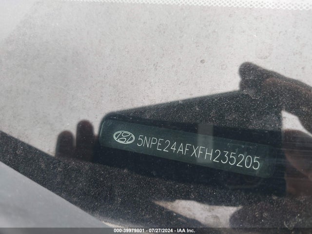 Hyundai SONATA SE 2015 5NPE24AFXFH235205 Image 9