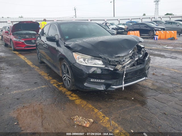 2016 Honda Accord Sport მანქანა იყიდება აუქციონზე, vin: 1HGCR2F54GA136879, აუქციონის ნომერი: 39980507