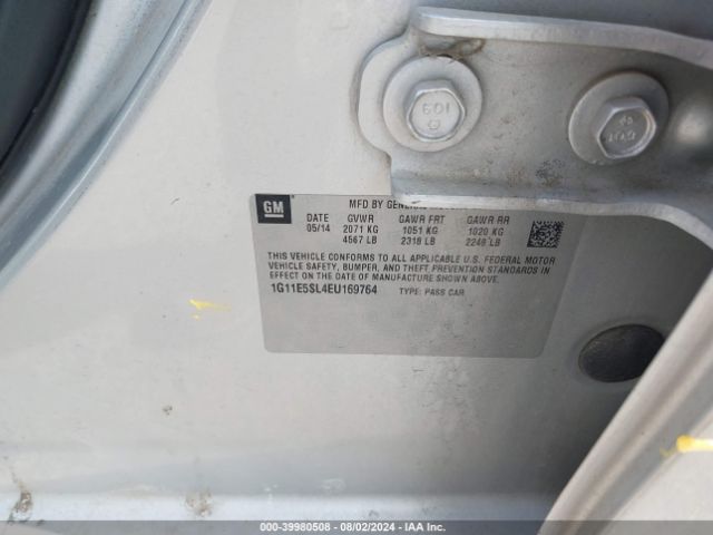 1G11E5SL4EU169764 Chevrolet MALIBU 2LT