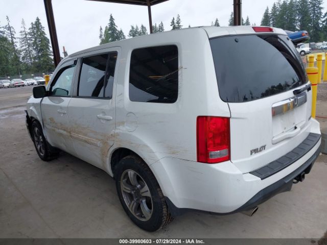 5FNYF3H39FB012272 Honda PILOT SE
