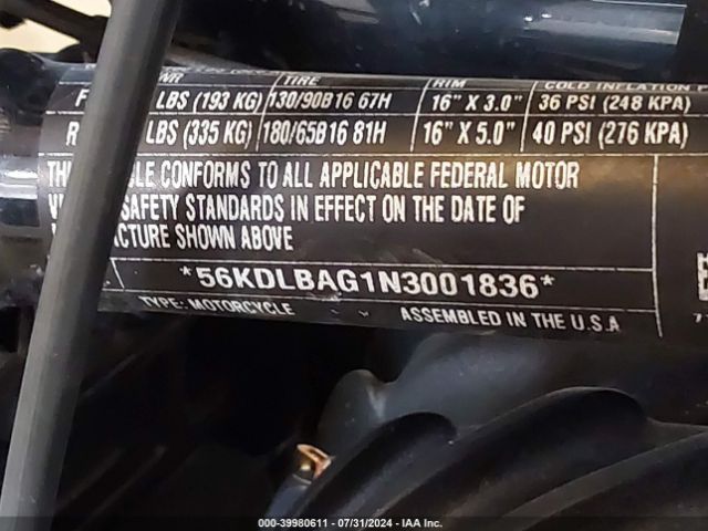 2022 INDIAN MOTORCYCLE CO. CHIEF 56KDLBAG1N3001836 Photo 9