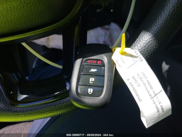 3CZRZ2H34PM740093 Honda Hr-v Awd Lx