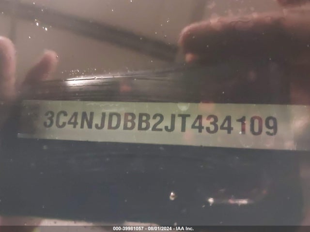 3C4NJDBB2JT434109 Jeep Compass Altitude 4x4