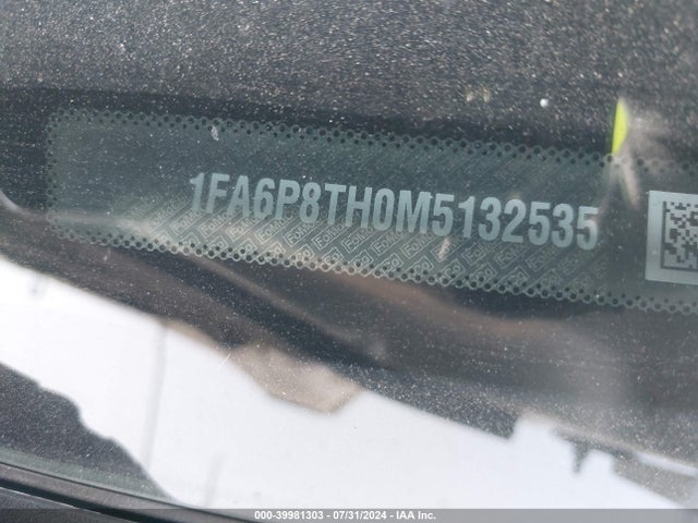 Ford Mustang Ecoboost Fastback 2021 1FA6P8TH0M5132535 Image 9