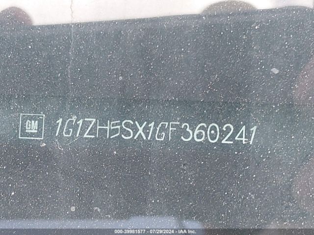 1G1ZH5SX1GF360241 Chevrolet Malibu Premier