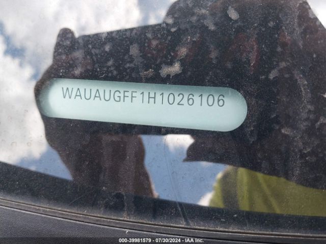 WAUAUGFF1H1026106 Audi A3 2.0t Premium