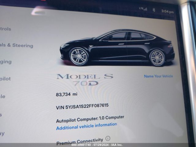 5YJSA1S22FF087615 Tesla Model S 70d/85d/p85d