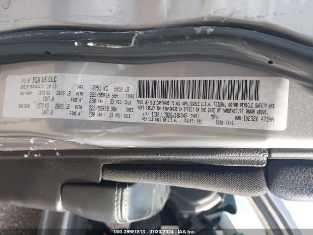 1C4PJLCB2GW184245 Jeep Cherokee Altitude