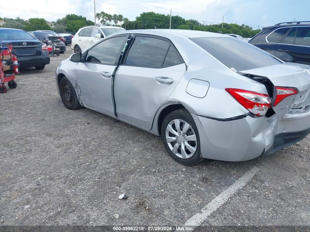 2T1BURHE5FC385667 Toyota COROLLA LE