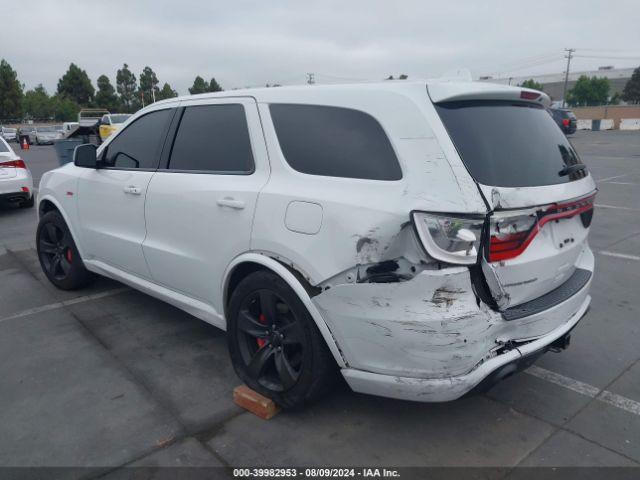 1C4SDJGJ3JC381263 Dodge Durango Srt Awd