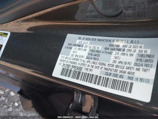 3MVDMBDY3PM534696 Mazda Cx-30 2.5 Turbo Premium
