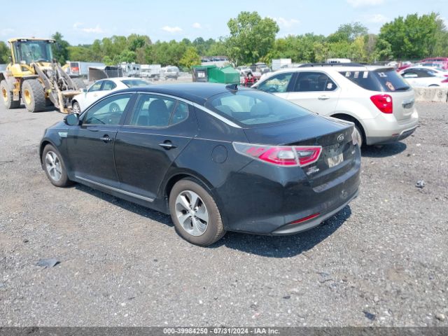 KNAGM4AD3E5075763 KIA Optima Hybrid Lx