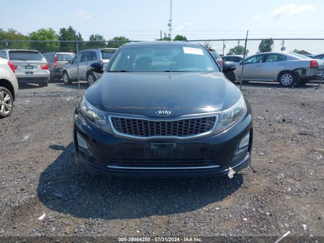 KNAGM4AD3E5075763 KIA Optima Hybrid Lx