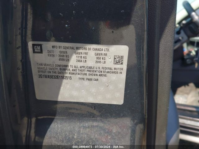 2G1WA5E32E1162515 Chevrolet Impala Limited Ls