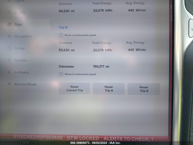 Tesla Model X 60d/70d/75d/90d 2016 5YJXCAE2XGF003439 Image 7
