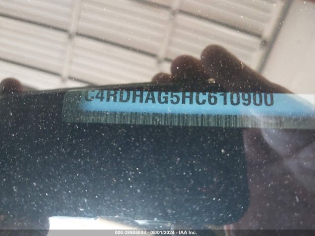 1C4RDHAG5HC610900 Dodge Durango Sxt Rwd