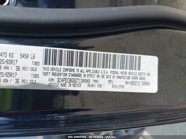 Dodge Journey Sxt 2016 3C4PDCBG5GT134949 Image 9