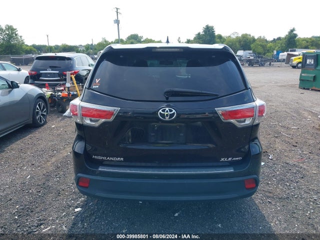 Toyota Highlander Xle V6 2014 5TDJKRFH8ES056739 Image 16