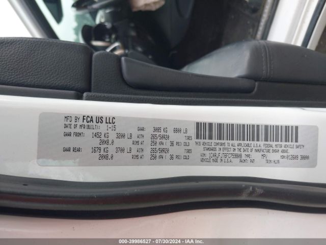 1C4RJFJT6FC759808 Jeep Grand Cherokee