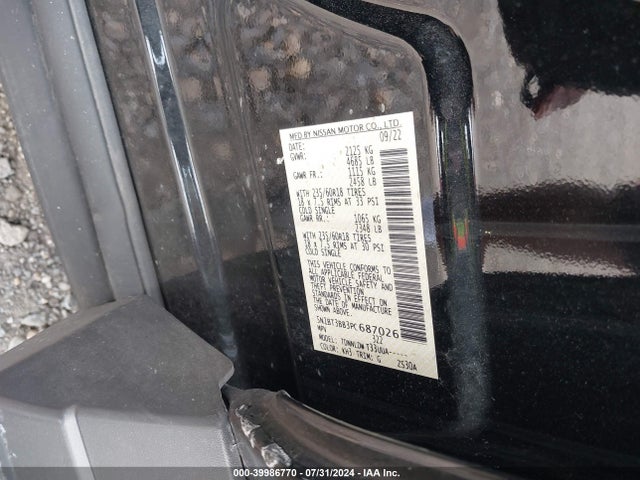 Nissan Rogue Sv Intelligent Awd 2023 5N1BT3BB3PC687026 Image 9