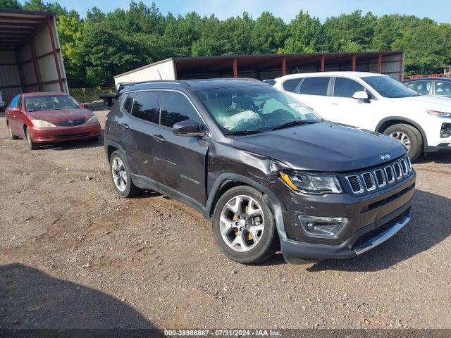 3C4NJCCB8KT663016 Jeep Compass Limited Fwd