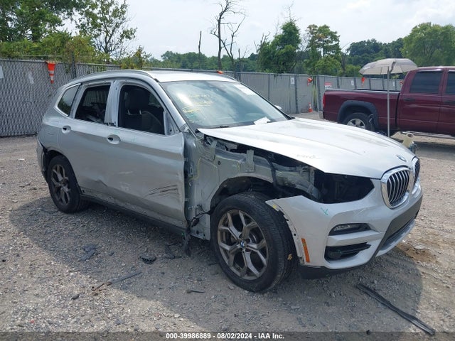 BMW X3 Xdrive30i 2021 5UXTY5C01M9F05689 Image 1