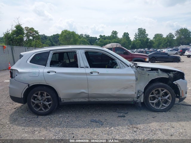 BMW X3 Xdrive30i 2021 5UXTY5C01M9F05689 Image 14
