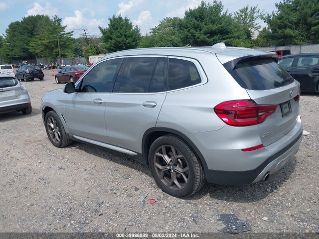 BMW X3 Xdrive30i 2021 5UXTY5C01M9F05689 Image 3