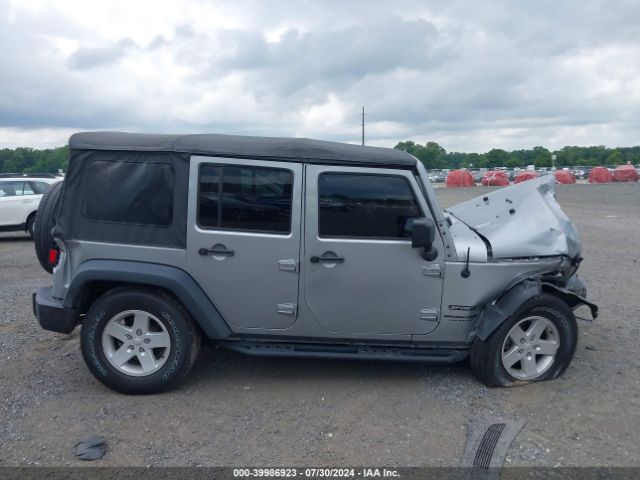 1C4BJWDG4JL863254 Jeep Wrangler Jk Unlimited Sport S 4x4