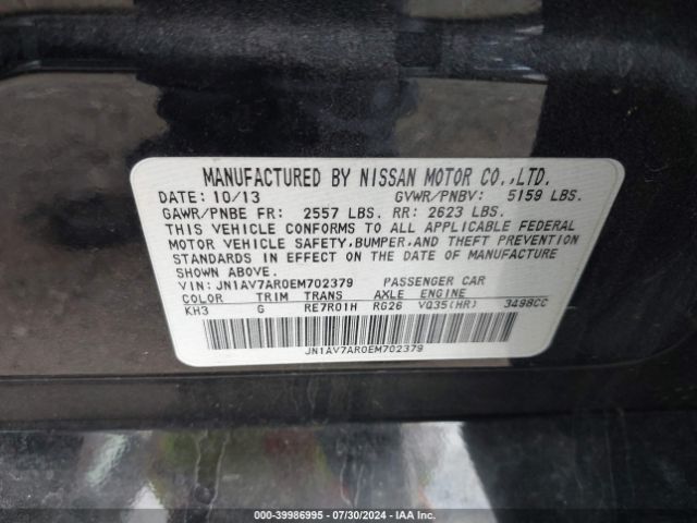 JN1AV7AR0EM702379 Infiniti Q50 Hybrid Premium