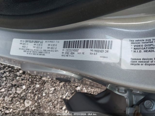 1C3CCCEG1FN556927 Chrysler 200 C