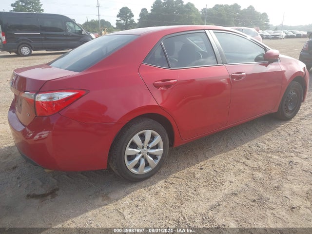 Продаж на аукціоні авто 2016 Toyota Corolla Le, vin: 5YFBURHE8GP499938, номер лоту: 39987697
