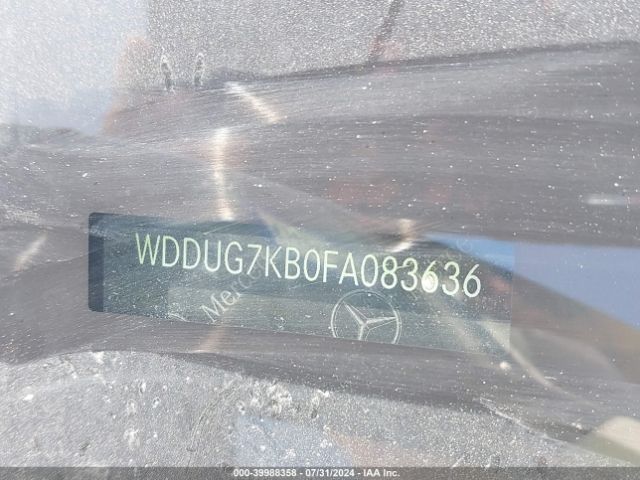 WDDUG7KB0FA083636 Mercedes-Benz S 65 Amg