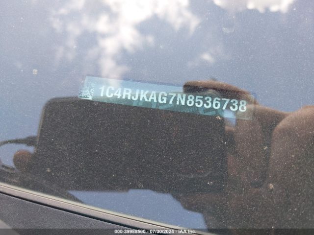 1C4RJKAG7N8536738 Jeep Grand Cherokee L Laredo 4x4