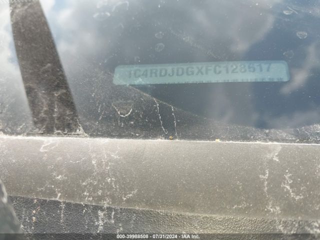 1C4RDJDGXFC128617 Dodge DURANGO LIMITED