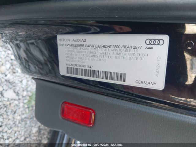 WAUM2AF24KN041647 Audi A6 55 Premium