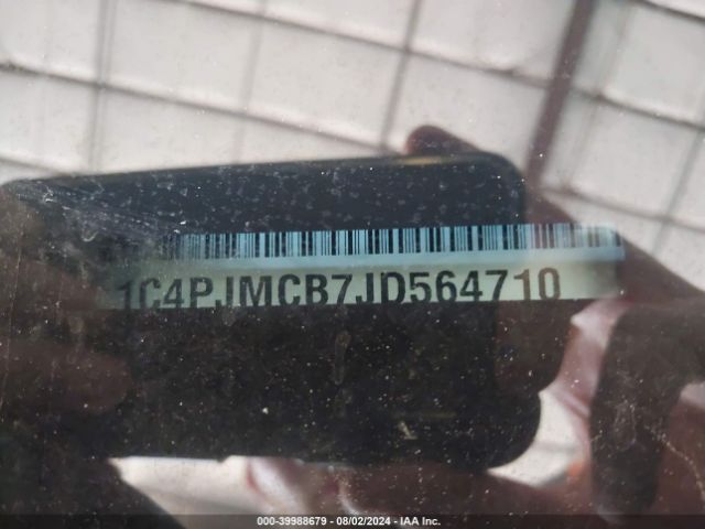 1C4PJMCB7JD564710 Jeep Cherokee Latitude 4x4