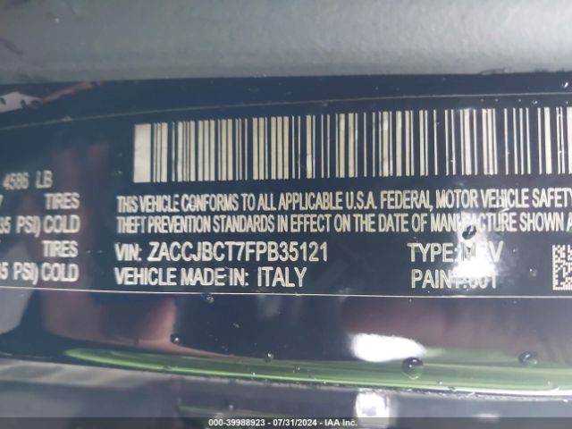 ZACCJBCT7FPB35121 Jeep Renegade Trailhawk
