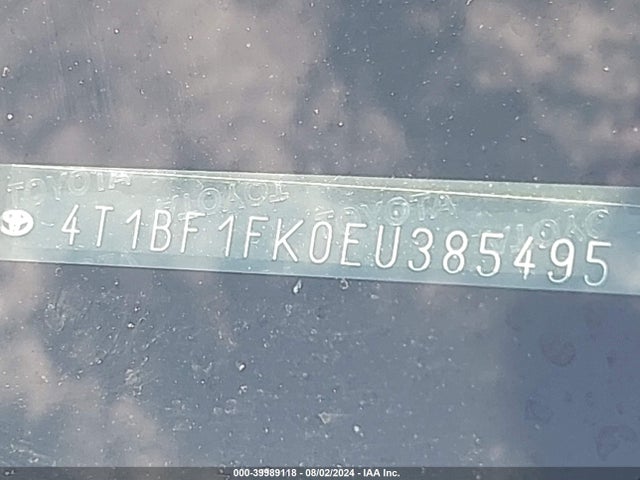 Toyota CAMRY SE 2014 4T1BF1FK0EU385495 Image 9