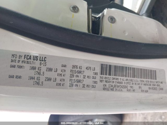 1C4NJRFB4FD426842 Jeep Patriot Latitude