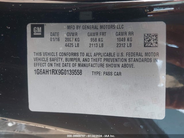 2016 CADILLAC ATS 1G6AH1RX9G0139558 Photo 8