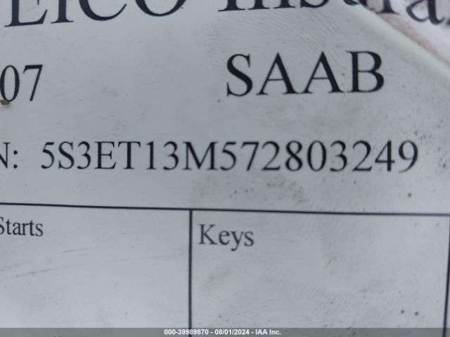 2007 SAAB 9-7X 5S3ET13M572803249 Photo 8