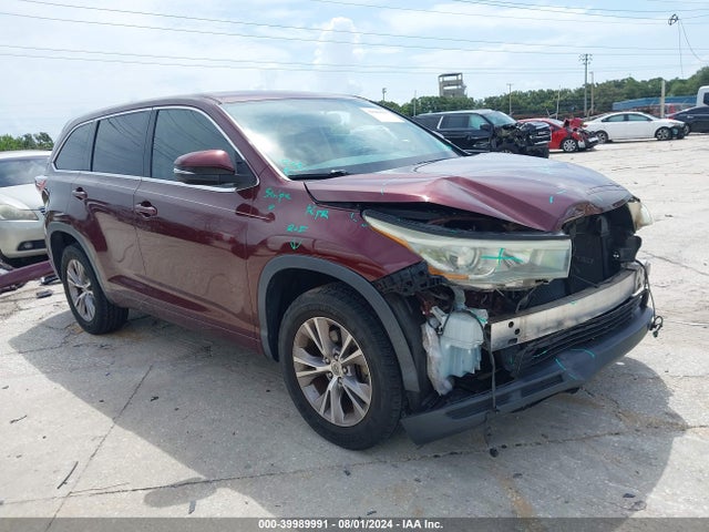 Toyota Highlander Le Plus V6/le V6 2015 5TDZKRFH4FS106024 zdjęcie główne