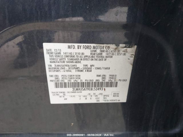 2LMHJ5AT9EBL53493 Lincoln Mkt Ecoboost