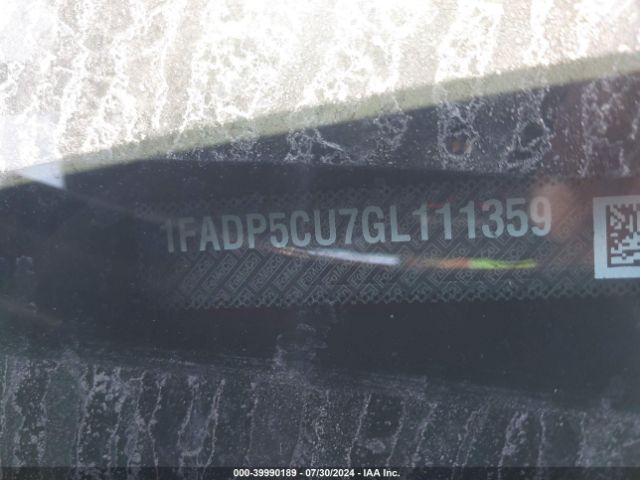 1FADP5CU7GL111359 Ford C-max Energi Sel