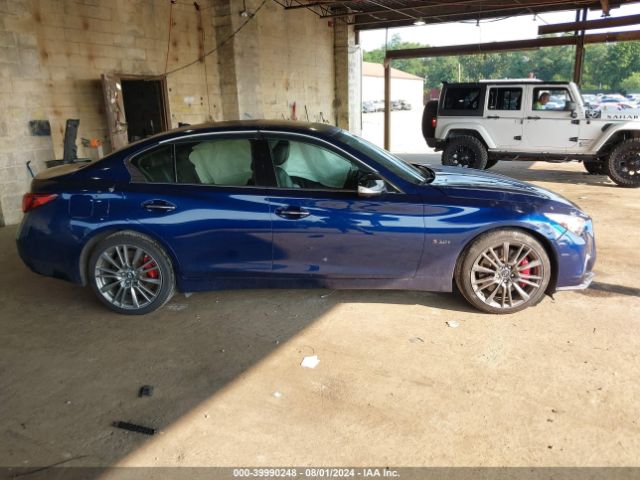 JN1FV7AR9JM481378 Infiniti Q50 3.0t Red Sport 400
