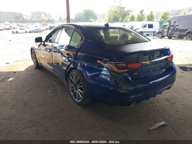 JN1FV7AR9JM481378 Infiniti Q50 3.0t Red Sport 400