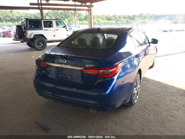 JN1FV7AR9JM481378 Infiniti Q50 3.0t Red Sport 400