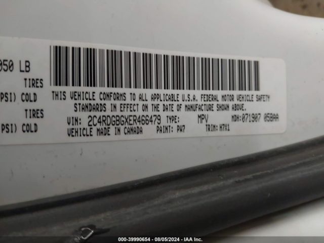 2C4RDGBGXER466479 Dodge Grand Caravan American Value Pkg